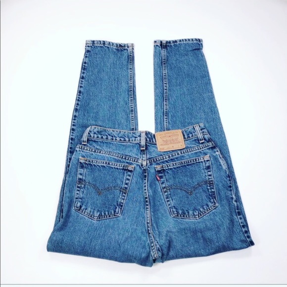 Levi's Denim - Vintage Levi’s 512 High Waist Slim Fit Tapered Leg
